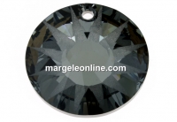 Swarovski, pandantiv Sun frosted, silver night, 33mm - x1