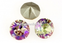 Swarovski, chaton SS, luminous green, 7mm - x2
