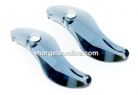 Swarovski, pandantiv Wave, denim blue, 19mm - x1
