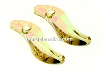 Swarovski, pandantiv Wave, luminous green, 19mm - x1