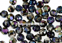 Swarovski, margele, rotund fatetat, heliotrope, 8mm - x2