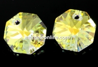 Swarovski, pandantiv octogon, aurore boreale, 8mm - x2