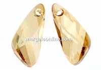 Swarovski, pandantiv aripa, golden shadow, 27mm - x1