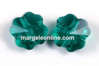 Swarovski, trifoi, emerald, 12mm - x2