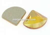 Swarovski, cabochon evantai, metallic sunshine, 10mm - x1