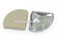 Swarovski, cabochon evantai, blue shade, 10mm - x1