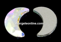 Swarovski, cabochon luna, aurore boreale, 10mm - x1