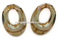 Swarovski, pandantiv helios, bronze shade, 20mm - x1