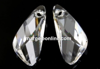 Swarovski, pandantiv aripa, crystal, 23mm - x1
