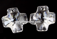 Swarovski, pandantiv Cross, crystal, 20mm - x1