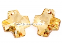 Swarovski, pandantiv Cross, golden shadow, 20mm - x1
