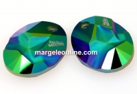 Swarovski, pandantiv kaputt oval, scarabaeus green, 36mm - x1