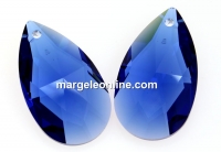 Swarovski, pandantiv picatura, dark sapphire, 28mm - x1