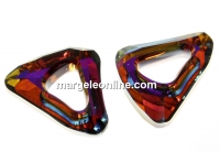 Swarovski, pandantiv cosmic triangle, volcano, 14mm - x1