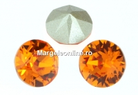 Swarovski, chaton ss34, tangerine, 7mm - x2