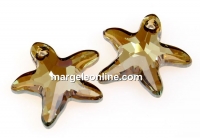 Swarovski, pandantiv stea de mare, bronze shade, 28mm - x1