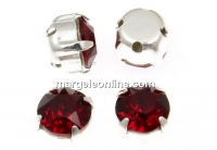 Swarovski, chaton montees siam, 6mm - x10
