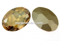 Swarovski, rivoli cabochon golden shadow, 30mm - x1