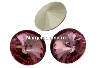 Swarovski, rivoli, antique pink, 12mm - x2