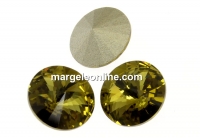 Swarovski rivoli, khaki, 10mm - x2