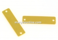 Link pentru gravat, argint 925 placat cu aur, 19x5mm - x1