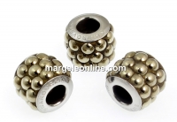 Swarovski, becharmed pavé, metallic gold, 9.5mm - x1