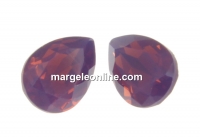 Swarovski, fancy picatura, cyclamen opal, 8x6mm - x2