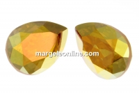 Swarovski, fancy picatura, metallic sunshine, 8x6mm - x2