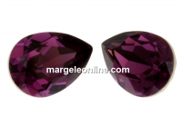 Swarovski, fancy picatura, amethyst, 8x6mm - x2