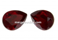 Swarovski, fancy picatura, siam, 8x6mm - x2