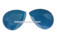 Swarovski, fancy picatura, caribbean blue opal, 8x6mm - x2