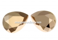 Swarovski, fancy picatura, rose gold, 14x10mm - x1