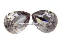Swarovski, fancy picatura, smoky mauve, 14x10mm - x1