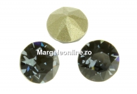 Swarovski, chaton PP10, graphite, 1.6mm - x20