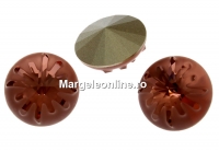 Swarovski, fancy rivoli Sea urchin, blush rose, 14mm - x1