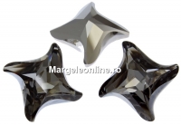 Swarovski, fancy rivoli Twister, silver night, 17mm - x1