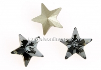 Swarovski, fancy star, silver night, 5mm - x2