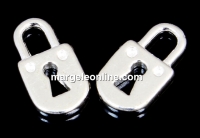 Pandantiv lacatel argint 925, 11mm  - x1