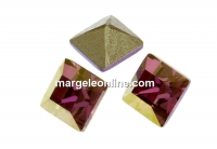 Swarovski, fancy chaton Square, lilac shadow, 3mm - x10
