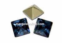 Swarovski, fancy chaton Square, denim blue, 6mm - x6
