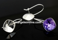 Tortite cercei argint 925 pentru Swarovski 4470 de 10mm - x1per
