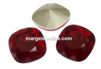 Swarovski, fancy square, siam, 12mm - x1