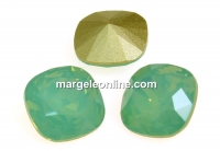 Swarovski, fancy square, pacific opal, 12mm - x1