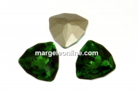 Swarovski, fancy rivoli Trilliant, dark moss green, 12mm - x1