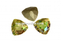 Swarovski, fancy rivoli Trilliant, luminous green, 12mm - x1