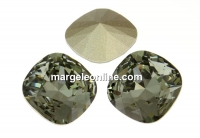 Swarovski, fancy square, black diamond, 12mm - x1