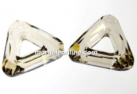 Swarovski, pandantiv triunghi, silver shade, 14mm - x1