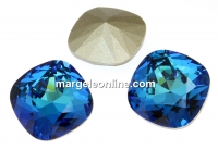 Swarovski, fancy square, bermuda blue, 10mm - x1