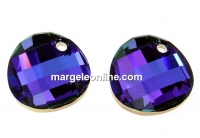 Swarovski, pandantiv twist, heliotrope, 18mm - x1