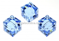 Swarovski, margele cub, light sapphire, 8mm - x1